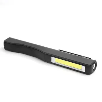 Mini Pero Typ COB LED Baterka Multifunkčné Pochodeň Svetla Magnetické Pracovných Inšpekcie Lampa USB Nabíjanie Vrecku Svetlo