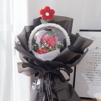 Akryl Bob loptu DIY kvety, sušené kvety, kytice valentín darček-maloobchod a veľkoobchod