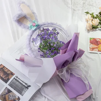 Akryl Bob loptu DIY kvety, sušené kvety, kytice valentín darček-maloobchod a veľkoobchod