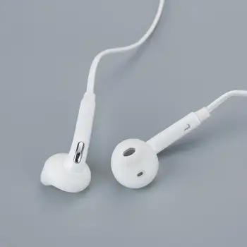 Káblové Slúchadlá Biela In-Ear Slúchadlá S Mikrofónom Prenosné High-Kvalitné Slúchadlá Pre Samsung Galaxy S6 TSLM1