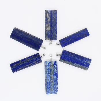2020 Módy Nové Obdĺžnikový Lapis Lazuli Náhrdelník Malý Prívesok Príslušenstvo 6 Doprava Zadarmo Nízka Cena