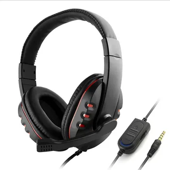 PS4 Headset Stereo Slúchadlá Hudba Hra Headset S Mikrofónom, Ovládanie Hlasitosti Ergonomická Nastaviteľná Pre Sony PS4 PlayStation 4