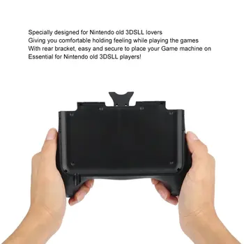 2021 Nový Herný ovládač Prípade Plast Materiál Rukoväte Rukoväť Stojan pre Staré Nintendo 3DS LL XL Joypad Stojan Prípade Čierna