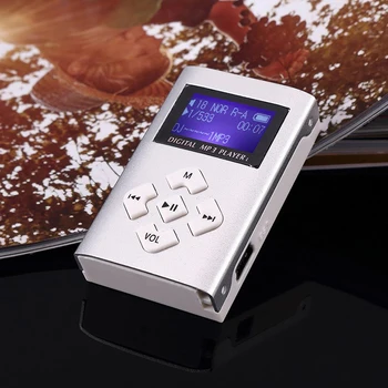 MP3 Prehrávače Prenosné Mini MP3 Prehrávač Hudby S LCD Displej Podpora TF Kariet Prenosné Audio, Video spotrebná Elektronika
