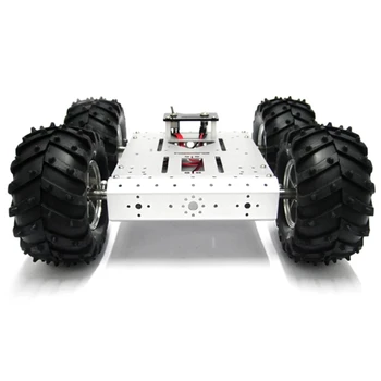 4WD Inteligentný Robot Auto Podvozku Pre Arduino S 130 mm 4 Kolieska Kolesá Auta Mobilné Platformy DIY RC Hračky Sledovanie Experiment Auta