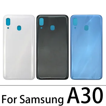 Späť Sklenený Kryt Pre Samsung Galaxy A10 A20 A30 Kryt Batérie Dvere, Zadné Bývanie Shell Panel Prípade A10 A20 A30 Kryt Batérie