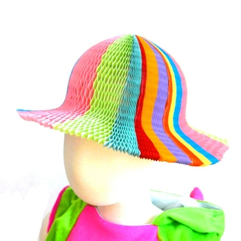 Hrubé magic váza klobúk skladanie papiera klobúk slnečník váza klobúk papier klobúk detí magic klobúk hračky