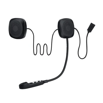 Moto Prilba Headset Bluetooth, Anti-interferencie handsfree Slúchadiel, Prilby, Slúchadlá Na Motocykel Vstavaný Mikrofón