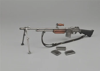 1/6 druhej svetovej VOJNY US army M1918 BAR browning automatic rifle zbraň zbraň model hračka 21 cm zbierky vojak akcie obrázok príslušenstvo