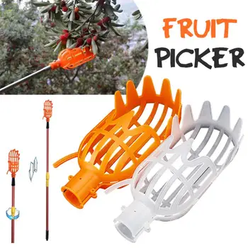 Vonkajšie Ovocie Picker Bez Pól Plastové Ovocie Catcher Záhradníctvo Trhanie Nástroje Plastové Ovocie Picker Catcher Ovocie Vychystávanie Nástroje