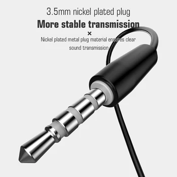 Lenovo HF130 Basy Zvuk Káblové Slúchadlá In-Ear Športové Slúchadlá s mikrofónom pre iPhone Headset Samsung fone de ouvido auriculares MP3