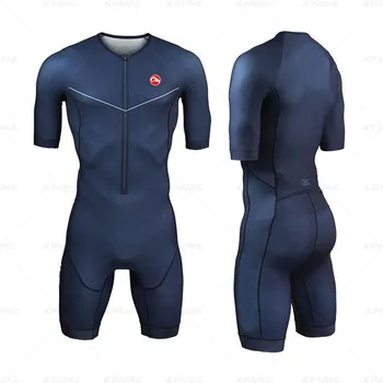 Nové 2021 Letné vonkajšie telo triatlon mužov cyklistika dres MTB bike skinsuit športové vyhovovali cyklistické oblečenie jumpsuit