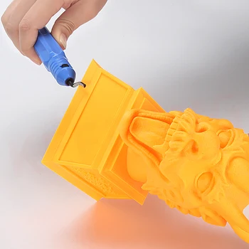 3D tlačiarne diely Pevné Plastové Burr Vreckový Nôž Odihlovanie Rukoväť Škrabka nástroje Pre Frézovacie CHKO ABS PETG vlákna Model