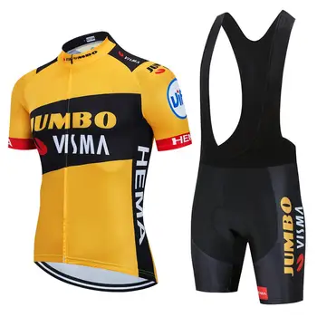 2020 Lote Jumbo visma cyklistika dres Pro tímu lotto kvalitné pánske cyklistické maillot lete mtb rýchle suché bibshort cyklistické oblečenie